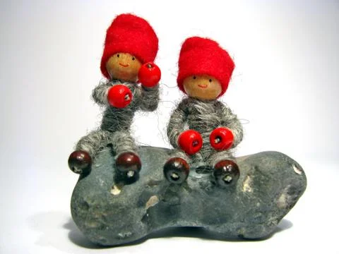 Tomte dwarfs Stock Photos