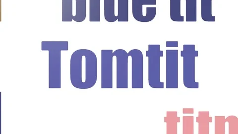 Tomtit Tag Cloud Animated Isolated Stock Footage 107247108