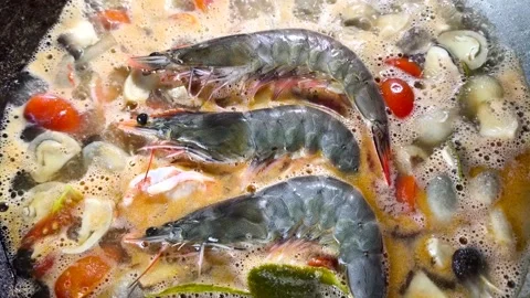 Tomyum kung Stock Footage 321046036