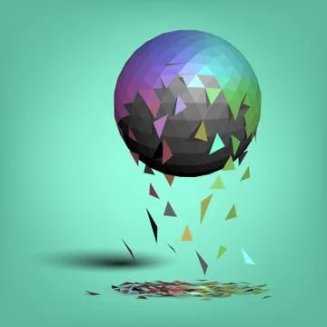 Tone of color abstract. Stock Illustration