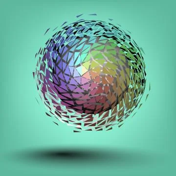 Tone of color abstract. Stock Illustration