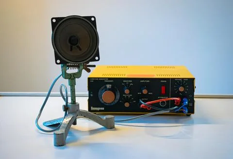 Tone generator with speaker Stock Photos