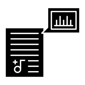 Tone Glyph Icon Stock Illustration