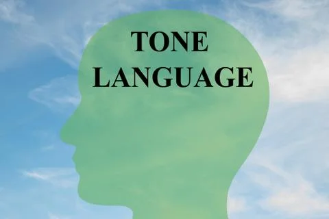 Tone Language concept Stockillustratie