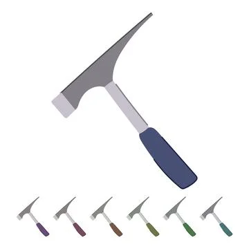 Tone mason s hammer vector cartoon graphic Stock Illustration