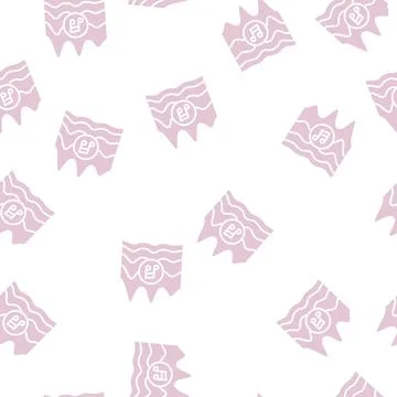 Tone music glyph seamless pattern 스톡 일러스트