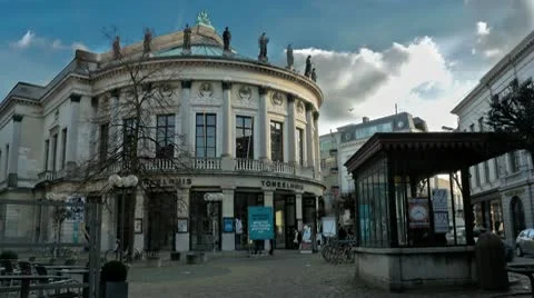 Toneelhuis Antwerpen Sharp Video stock 10682068
