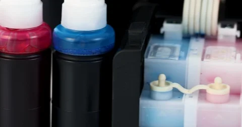 Toner Cartridge and Printer 4K UHD Video Stock Footage 101438607