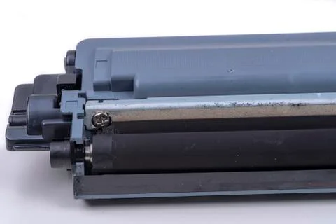 Toner for a laser printer from above Stock Photos