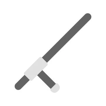Tonfa icon vector image. Stock Illustration