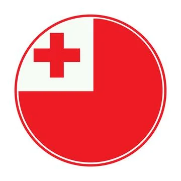 Tonga country flag Stock Illustration