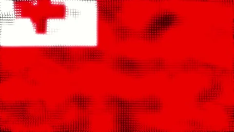 Tonga digital flag - loop animation | Stock Video | Pond5