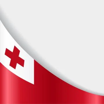 Tonga flag background. Vector illustration. Stock Illustration