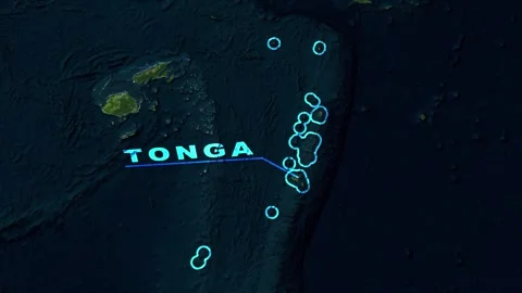 Tonga Map Animation Stock-Footage 273879754
