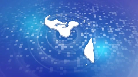 Tonga Map Intro Stock Footage 247912541