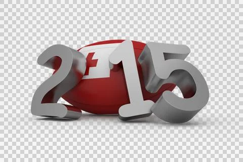 Tonga rugby 2015 message Illustrazione stock