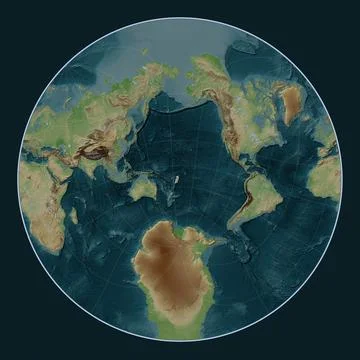 Tonga tectonic plate. Wiki. Lagrange Oblique. Stock Illustration
