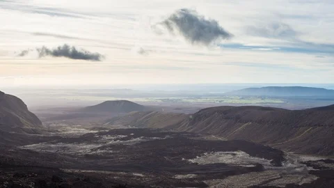 Tongariro Alpine Crossing Stock Footage 101973560