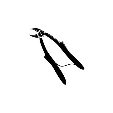 Tongs for tooth extraction icon. Element of medical instruments icons. Premium Stock Illustration