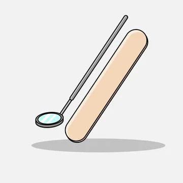 Tongue Blade Stock Illustration