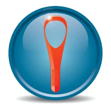 Tongue Scraper Stock Illustration