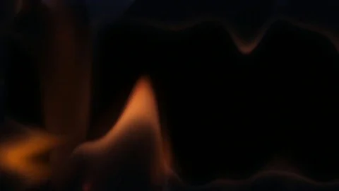 Tongues of flame close up Stock Footage 84692053