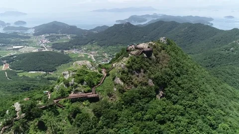 Tongyeong Mireuksan2 스톡 동영상 317536682