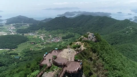 Tongyeong Mireuksan3 스톡 동영상 317536606