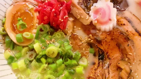 Tonkotsu Ramen Stock Footage 259769782