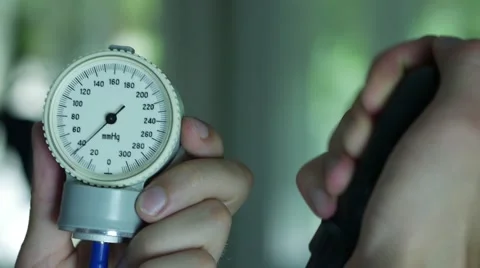 Tonometer And Pressure Stock Footage 67496555