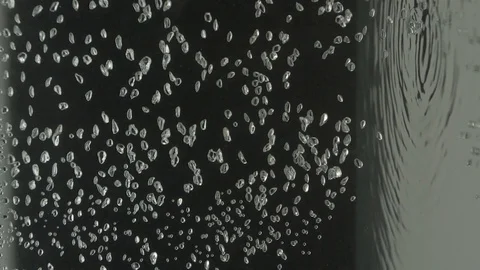 Tons of Tiny Water Droplets Rain Horizontally Stock Footage 75845952