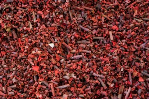 Tons of used firecrackers in pile Stock Photos