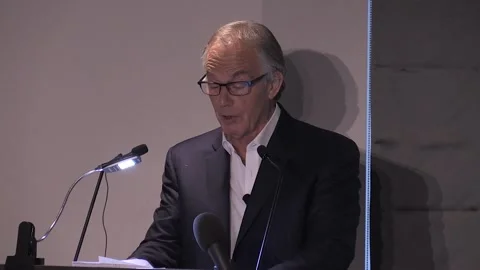 Tony Blair warns that technology could exacerbate inequality and poverty Stock Footage 148668912