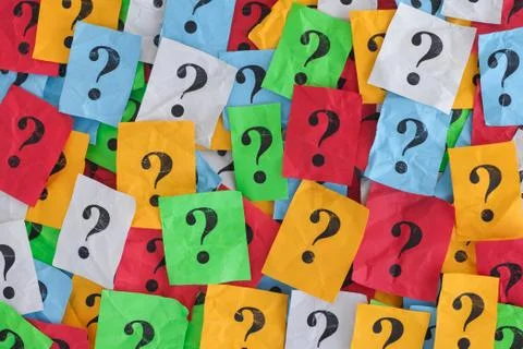 Too Many Difficult Decisions.Too Many Questions Stock Photos