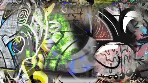 Too many Graffities 2 Stock-Footage 74761466