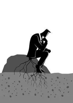 Too much thinking Stock Illustration