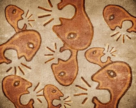 Too much words Stock Illustration