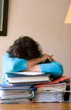 Too much work Stock Photos