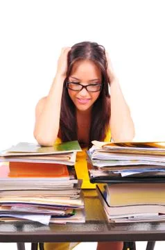 Too much work Stock Photos