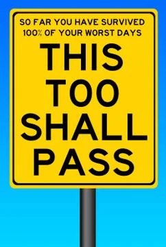 This too shall pass Stock Illustration