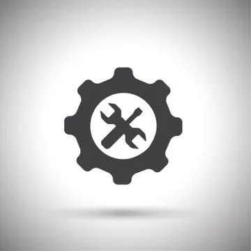 Tool and setting icon Stock Illustration