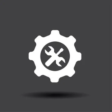 Tool and setting icon Stock Illustration