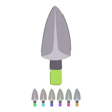 Tool arrowhead vector cartoon graphic Stock Illustration