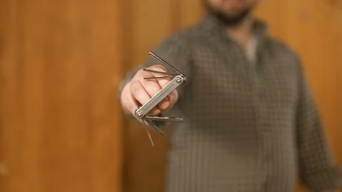 Tool being placed in frame Stock Footage 121012904