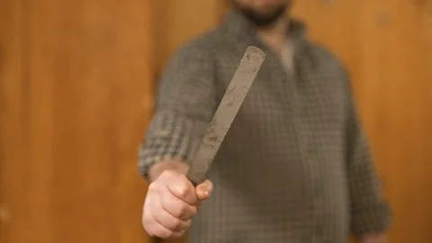 Tool being placed in frame Stock Footage 121013175