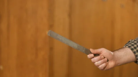 Tool being placed in frame Stock Footage 121013225