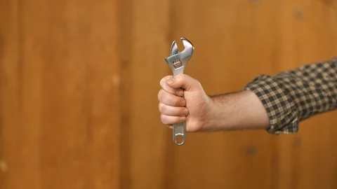 Tool being placed in frame Stock Footage 121013321