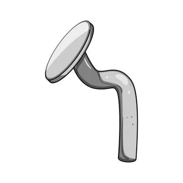 Tool bent nail cartoon vector illustration Ilustración de archivo