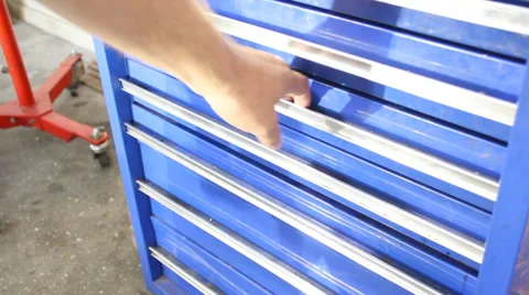 Tool box with a car Stock Footage 30931560