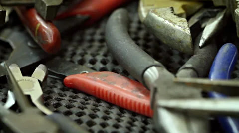 Tool Box Close Up Stockbeeldmateriaal 65428107